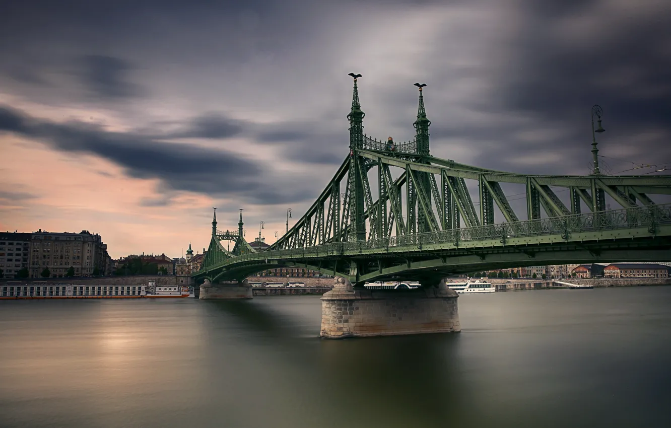 Photo wallpaper Hungary, Budapest, Freedom Bridge
