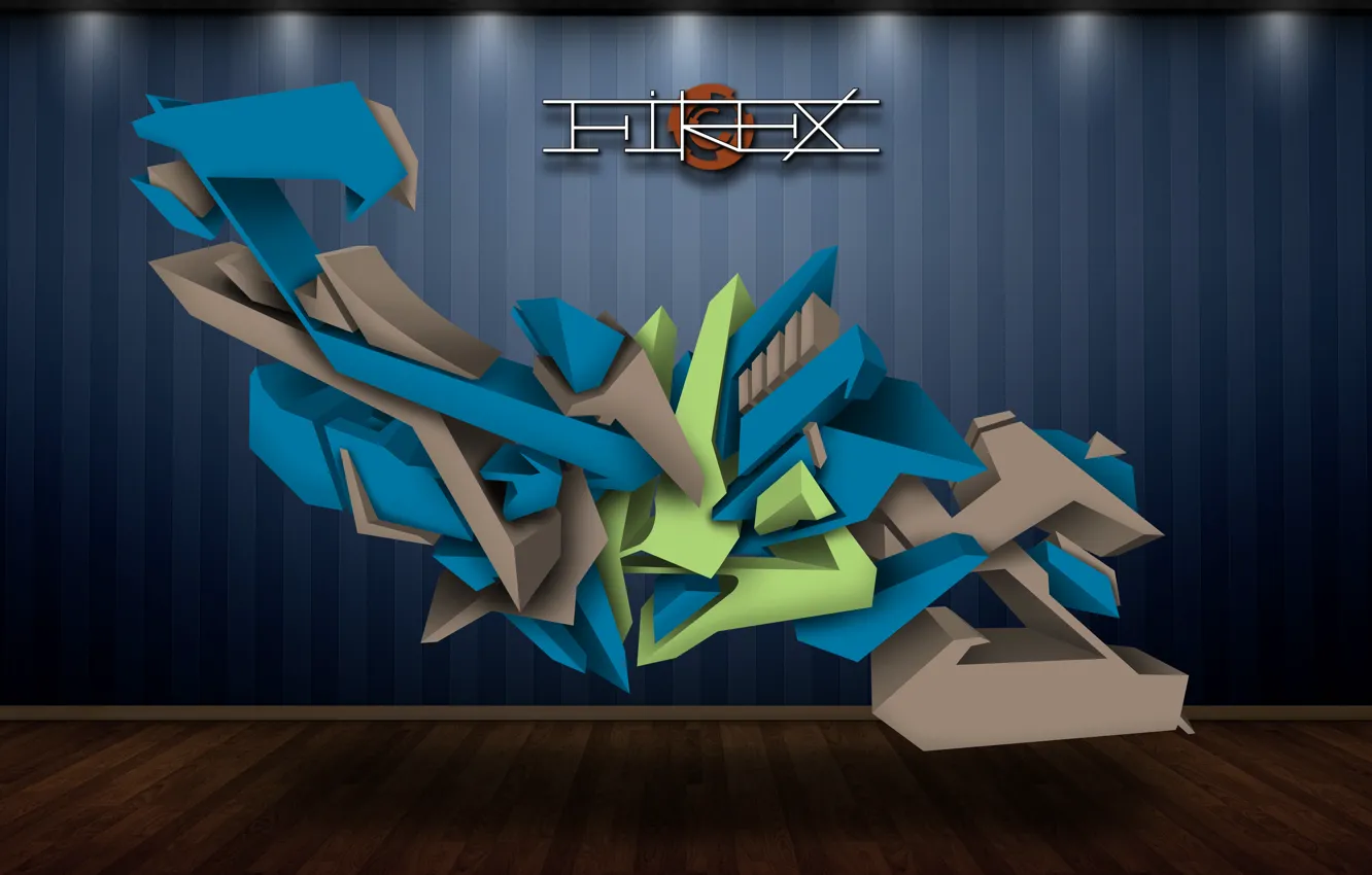 Photo wallpaper graffiti, graffiti, Photoshop, FireX