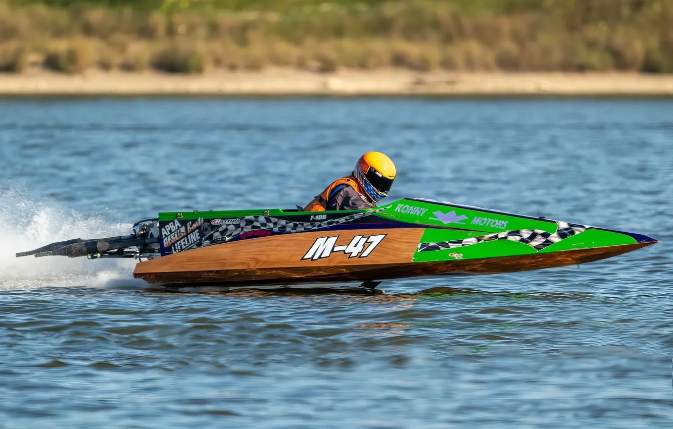 Photo wallpaper race, boat, speed