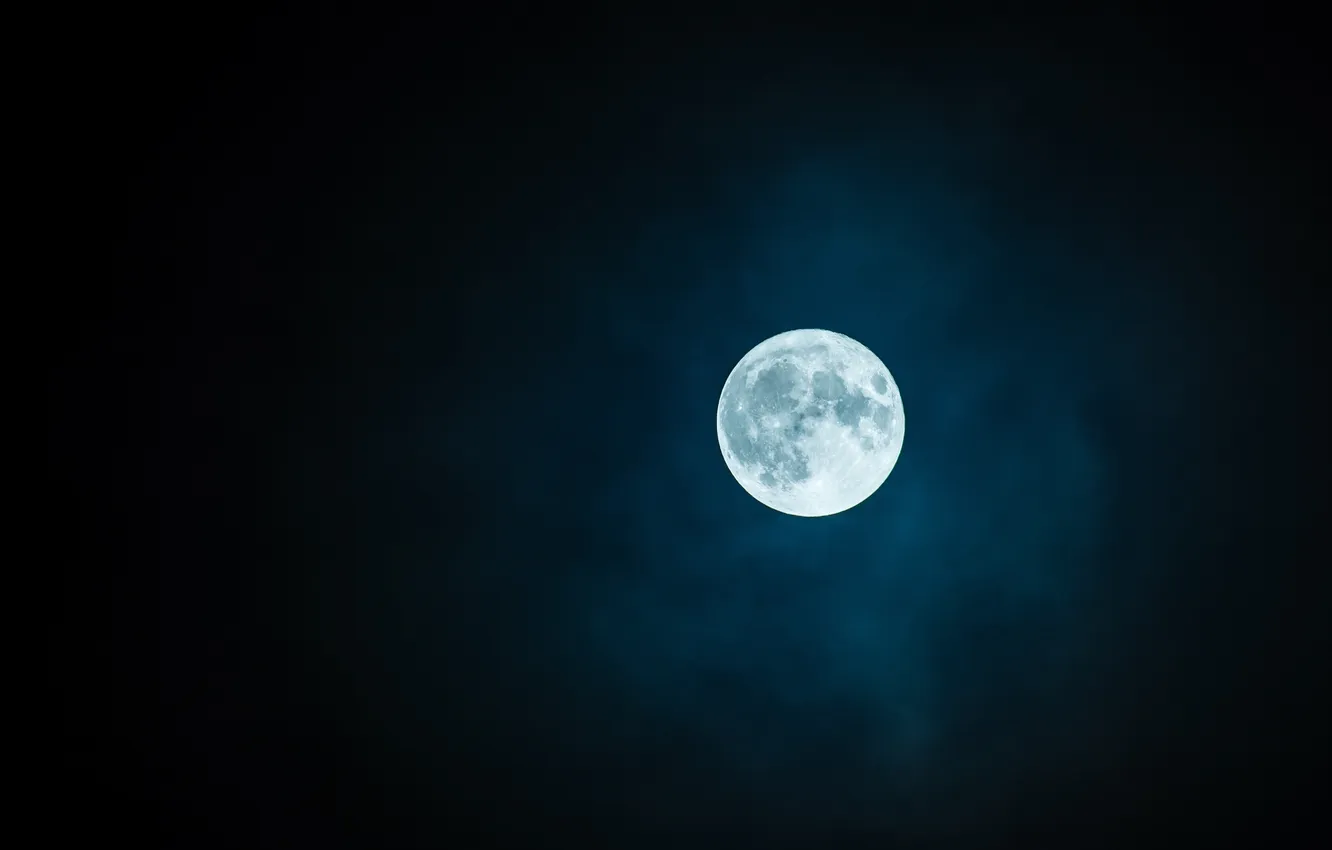 Photo wallpaper the sky, night, the moon