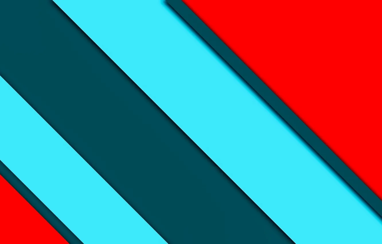 Photo wallpaper line, red, blue, geometry, design, color, material