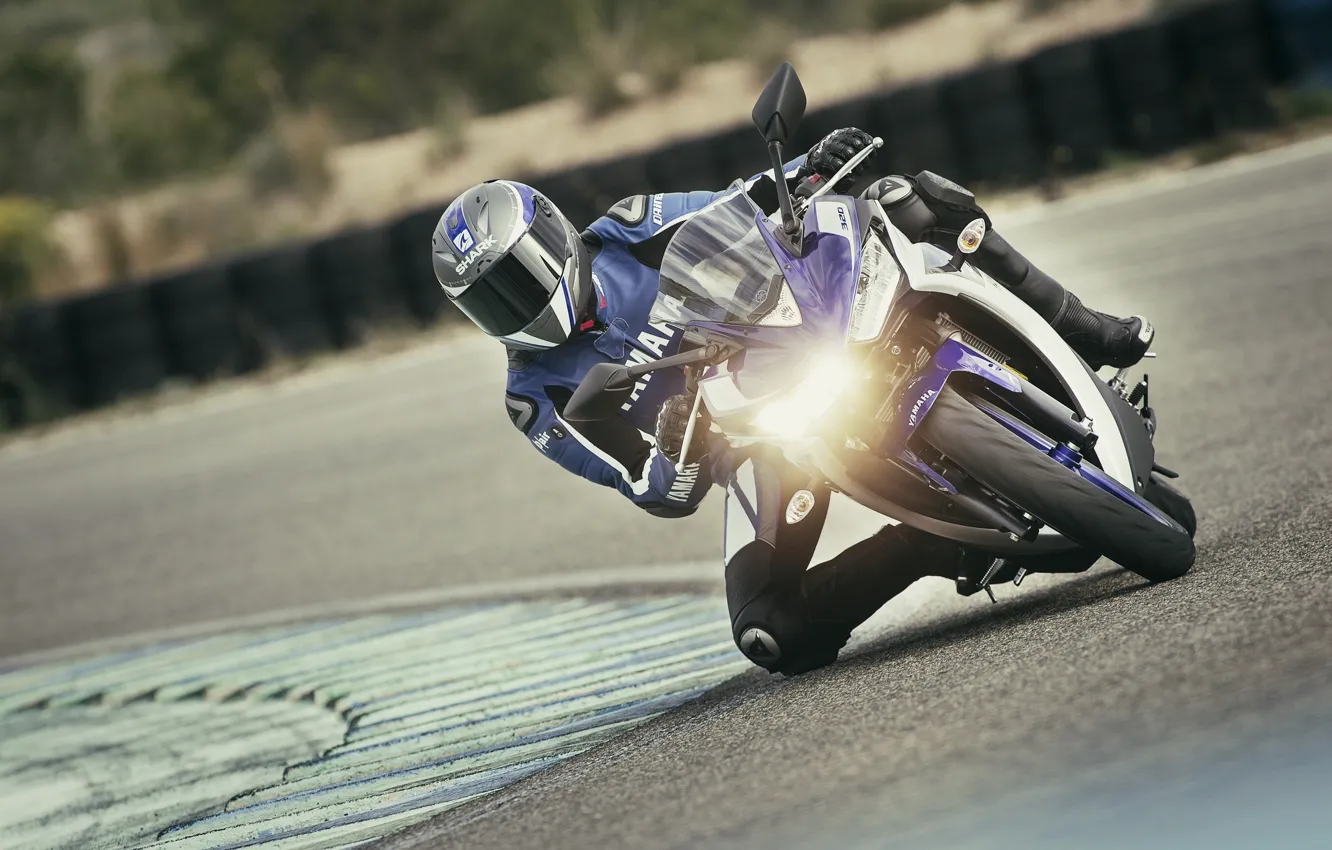 Photo wallpaper Yamaha, YZF, headlight, Yamaha YZF-R3