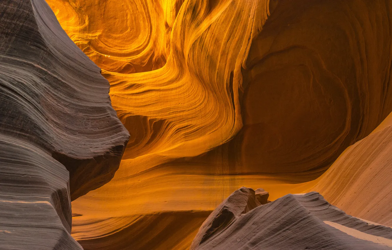 Photo wallpaper canyon, AZ, USA, Arizona, Antelope