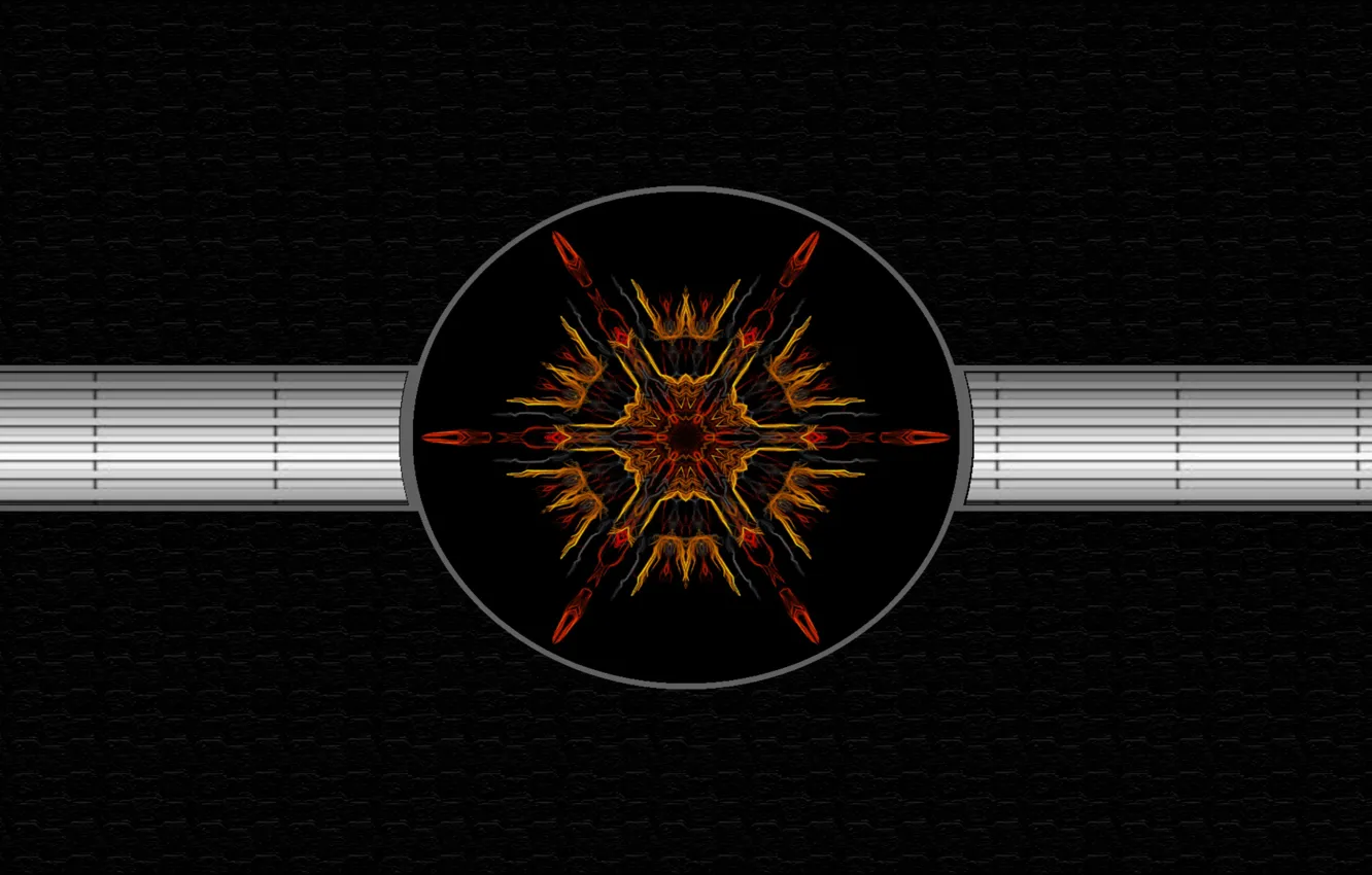 Photo wallpaper pattern, ornament, circumference, symmetry, attack two