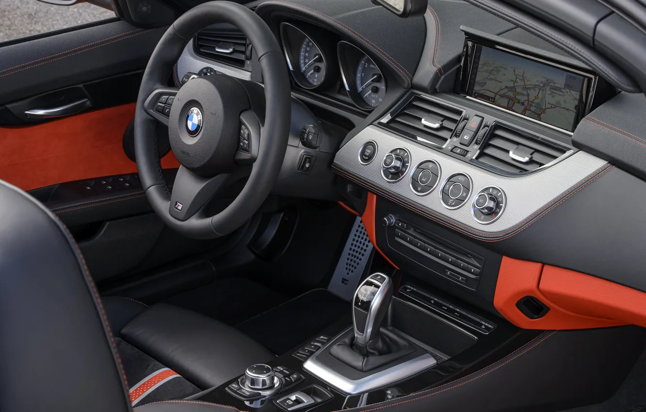 Photo wallpaper interior, devices, BMW, Roadster, 2013, E89, BMW Z4, Z4