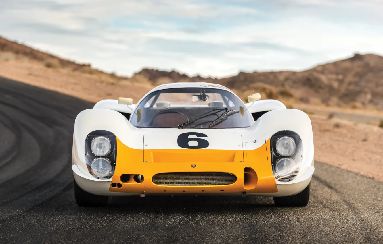 Photo wallpaper Porsche, front view, Porsche 908