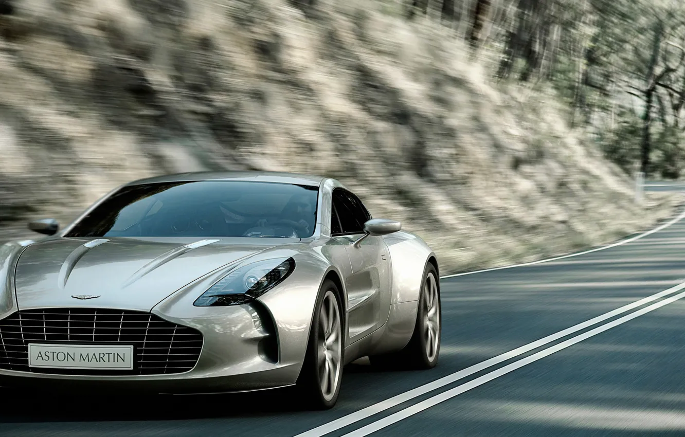 Photo wallpaper Aston Martin, speed