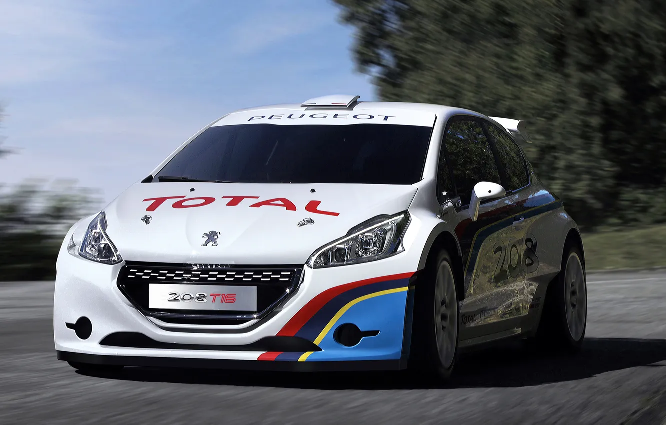Photo wallpaper Peugeot, auto, wallpapers, 208, T16