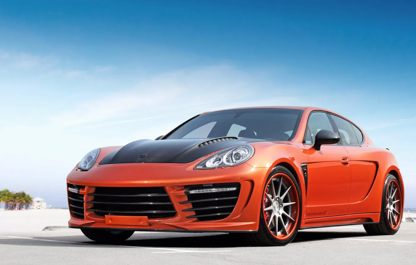 Photo wallpaper tuning, Porsche, Panamera, Porsche, the front, Panamera, Stingray GTR