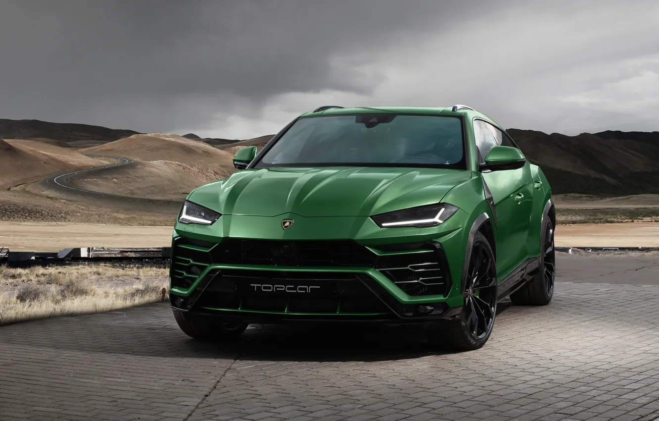 Photo wallpaper Lamborghini, front view, 2018, Ball Wed, Urus