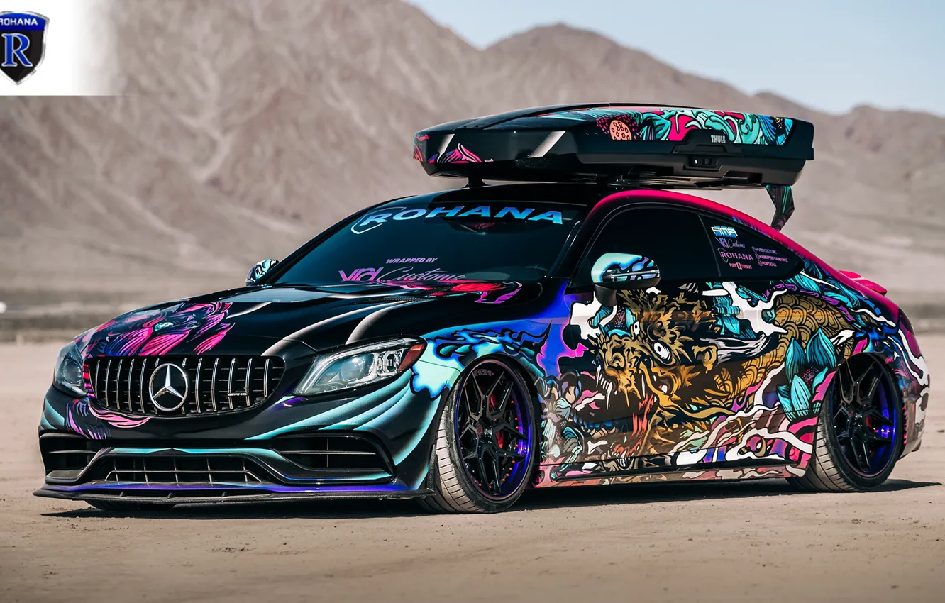 Photo wallpaper Mercedes-Benz, AMG, tuning, C63, Rohana Wheels, SEMA 2019, C63Z, RFG5