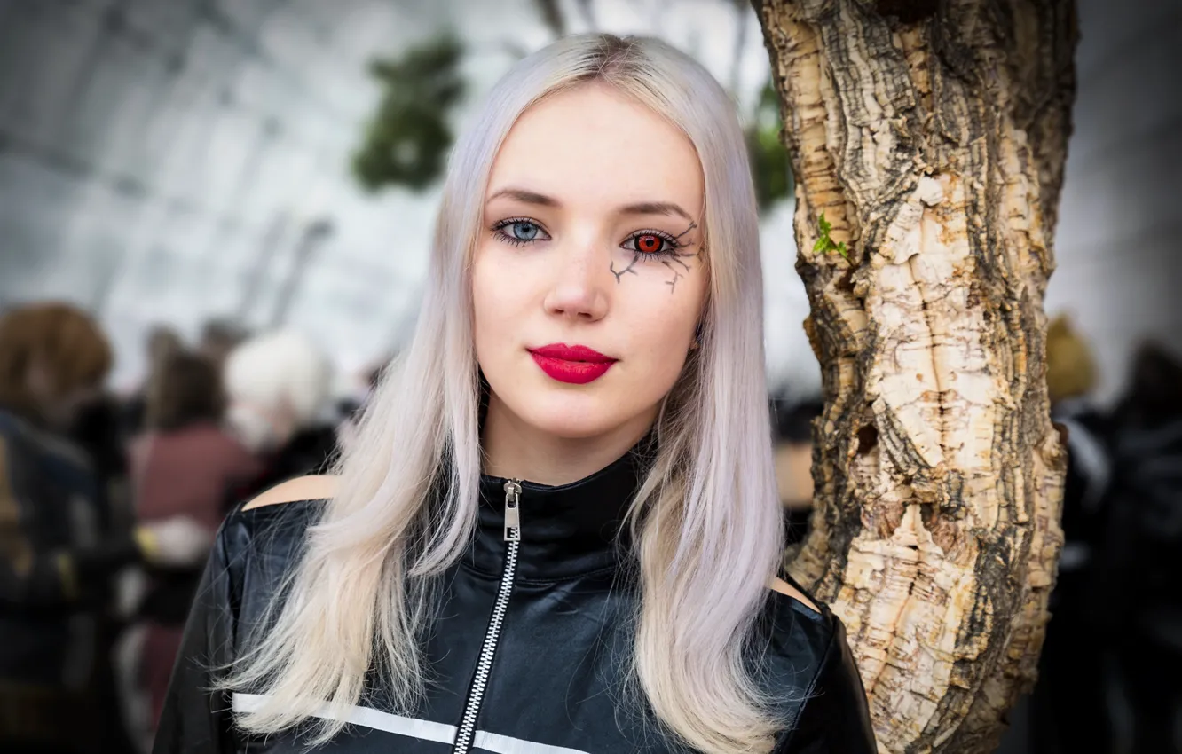 Photo wallpaper style, look, makeup, blonde