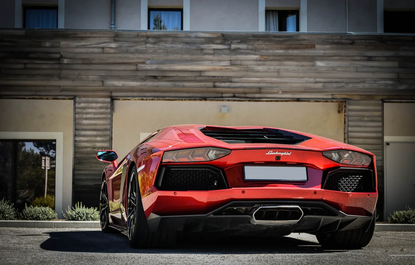 Photo wallpaper Lamborghini, Ass, Lambo, Supercar, LP700-4, Aventador
