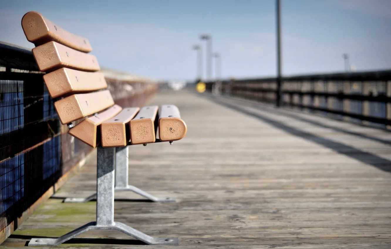 Photo wallpaper macro, bench, bridge, background, widescreen, Wallpaper, shop, wallpaper