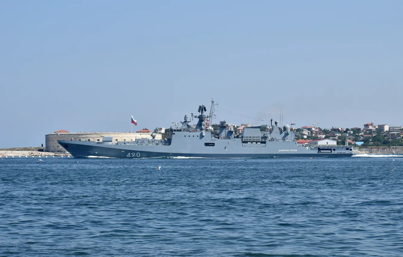 Photo wallpaper frigate, Sevastopol, Admiral Essen, Author Erne