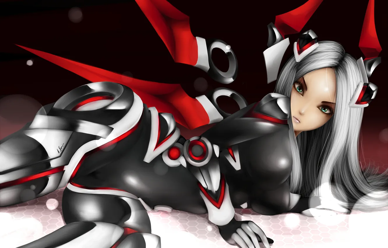 Photo wallpaper look, girl, surprise, lies, art, League of Legends, Irelia