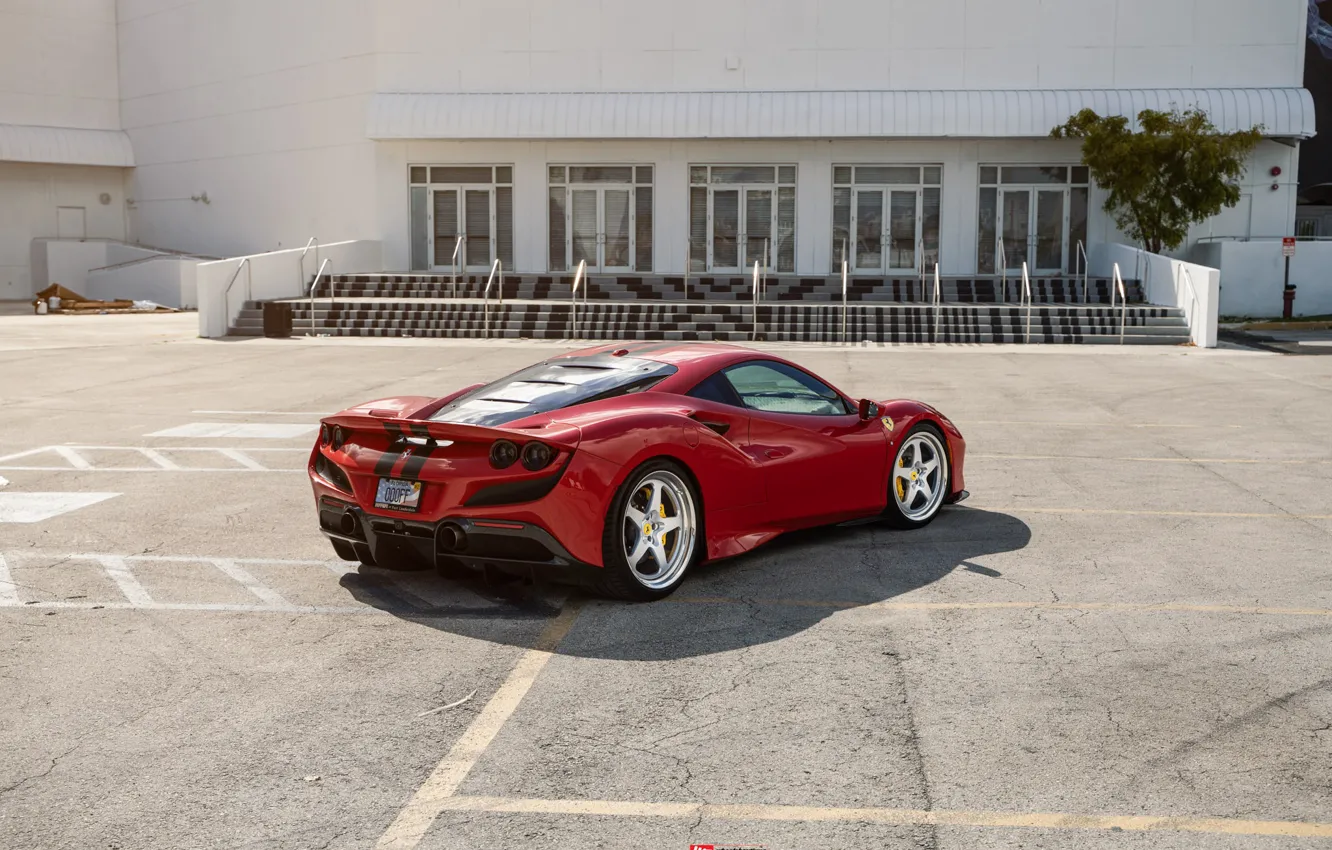 Photo wallpaper Ferrari, Rear view, F8 Tributo