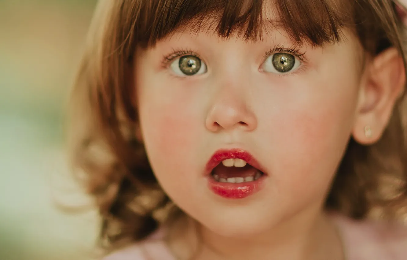 Photo wallpaper emotions, portrait, girl, girl, portrait, emotions