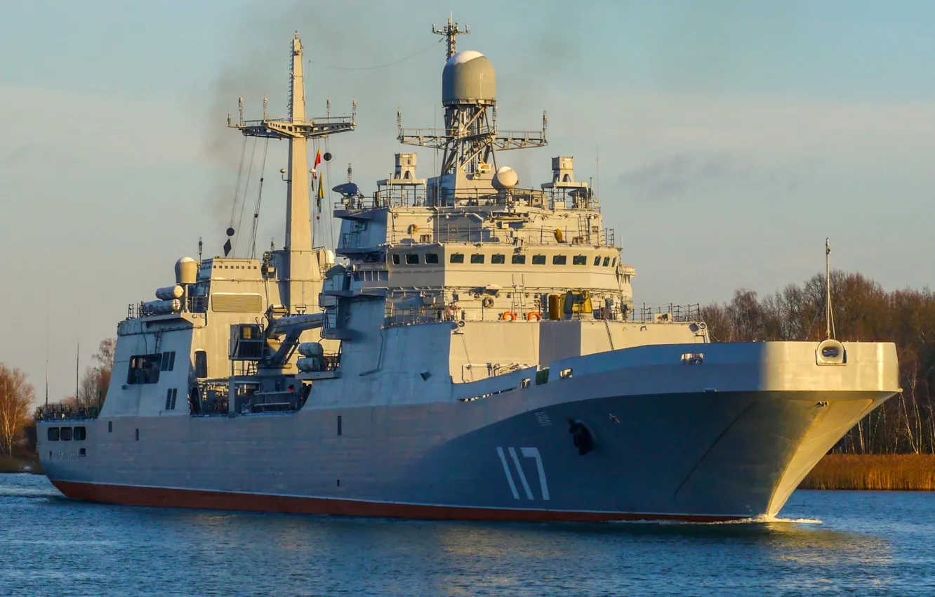 Photo wallpaper landing, ship, large, Peter Morgunov