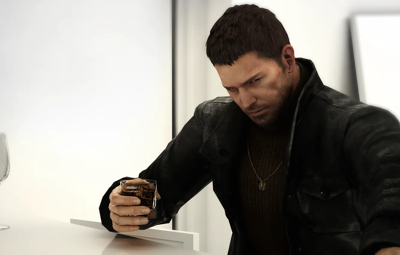 Photo wallpaper Resident evil, fan art, Biohazard, Resident Evil 6, Chris Redfield