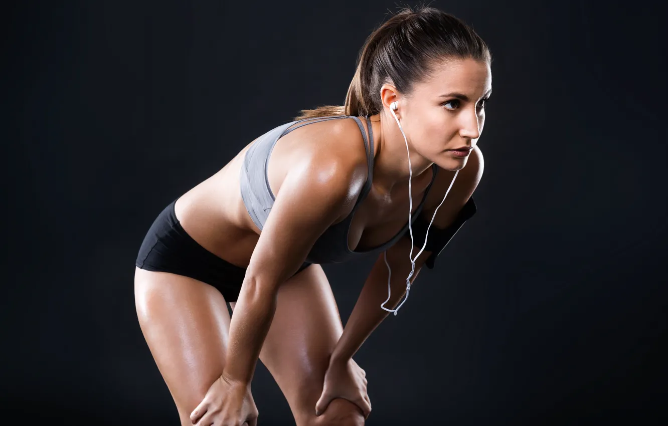 Photo wallpaper girl, music, sport