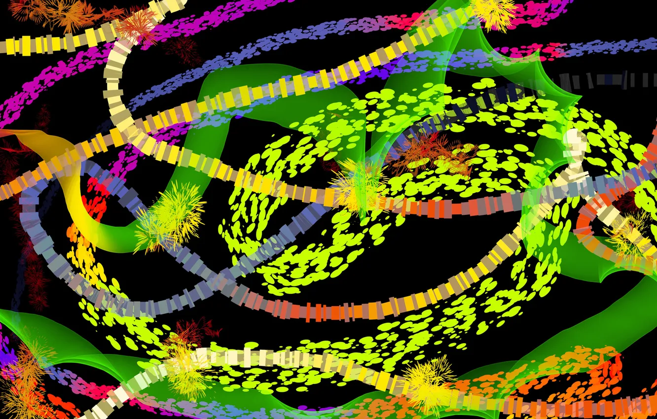 Photo wallpaper line, pattern, color, the volume