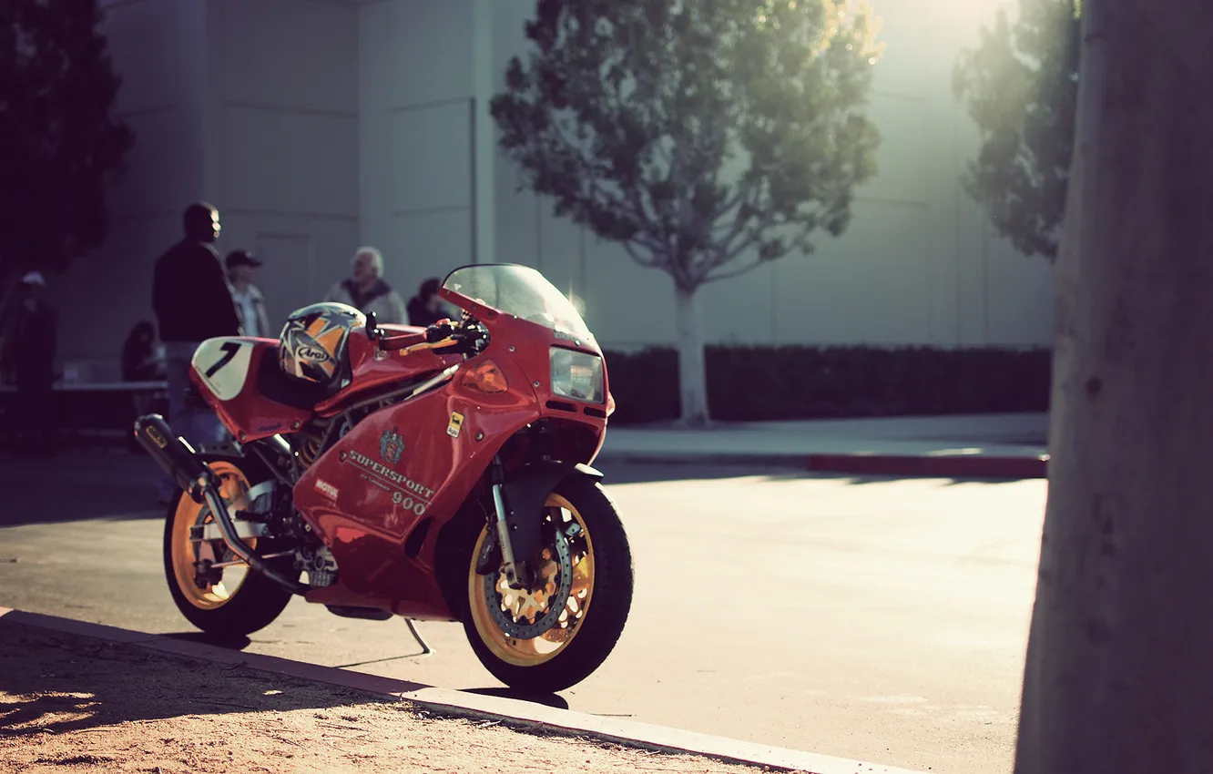 Photo wallpaper Ducati, 900, supersport