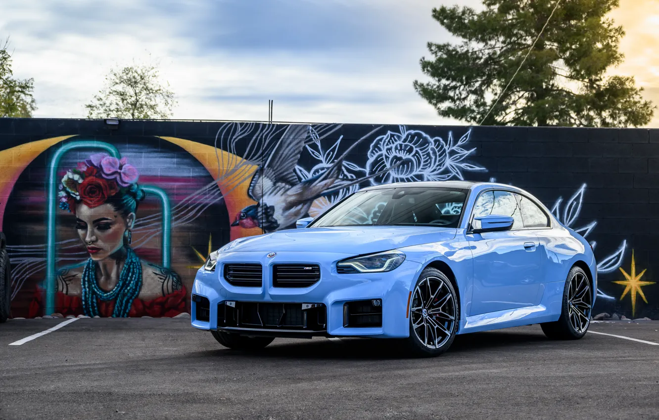 Photo wallpaper BMW, sports car, M2, G87, BMW M2 MT, 🤢