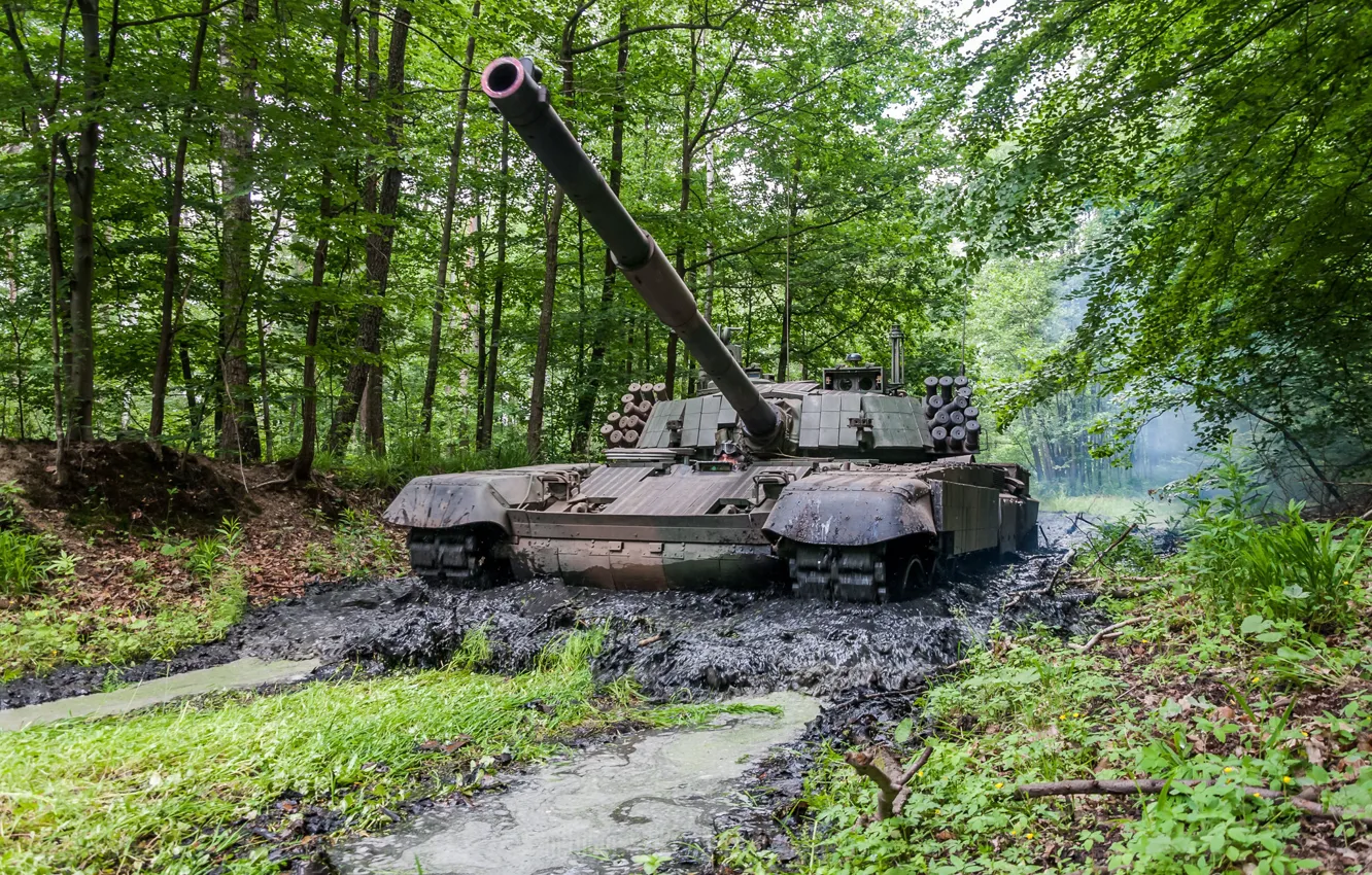 Photo wallpaper weapons, army, tank, pt-91