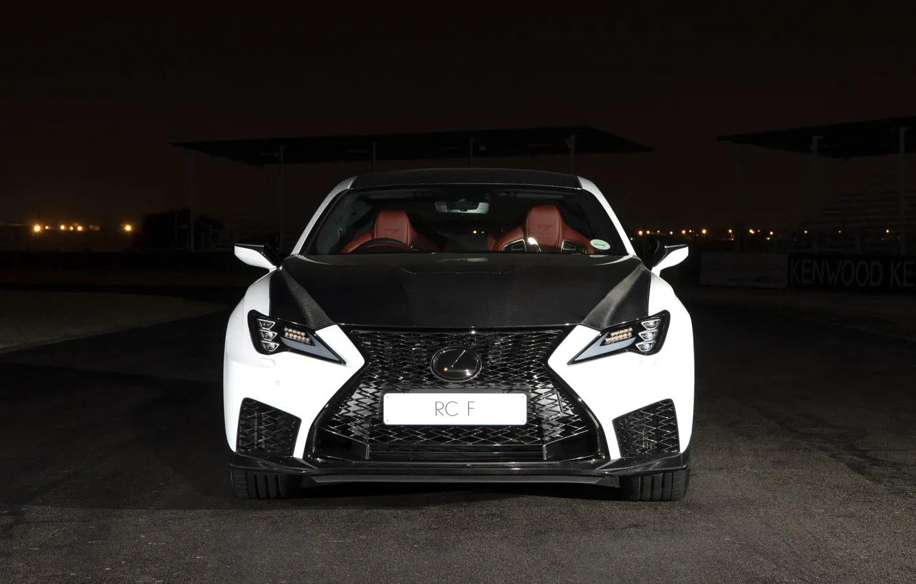 Photo wallpaper Lexus, front view, Track Edition, RC F, 2019
