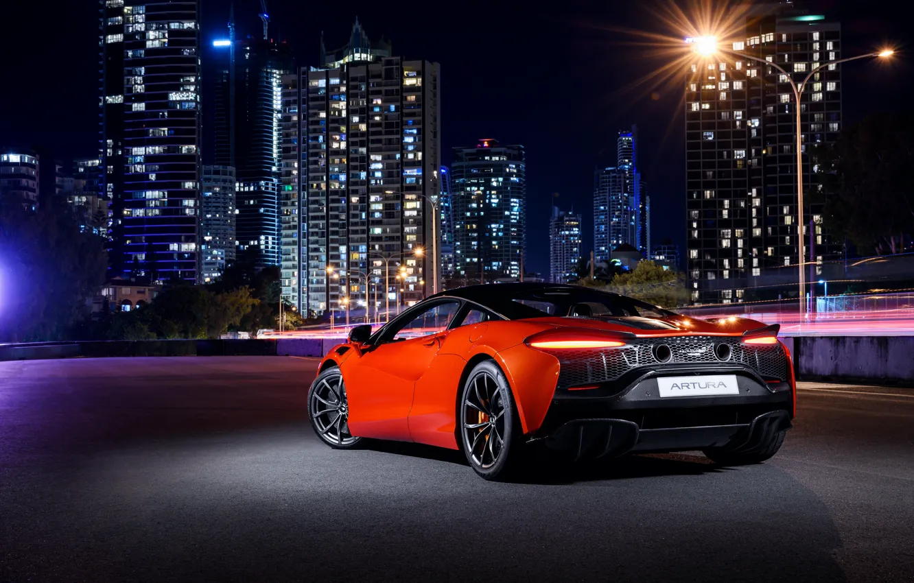 Photo wallpaper McLaren, rear view, Artura, McLaren Artura