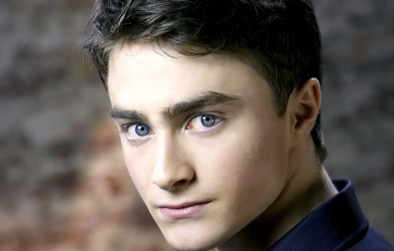 Photo wallpaper eyes, look, face, Harry Potter, guy, Daniel Radcliffe