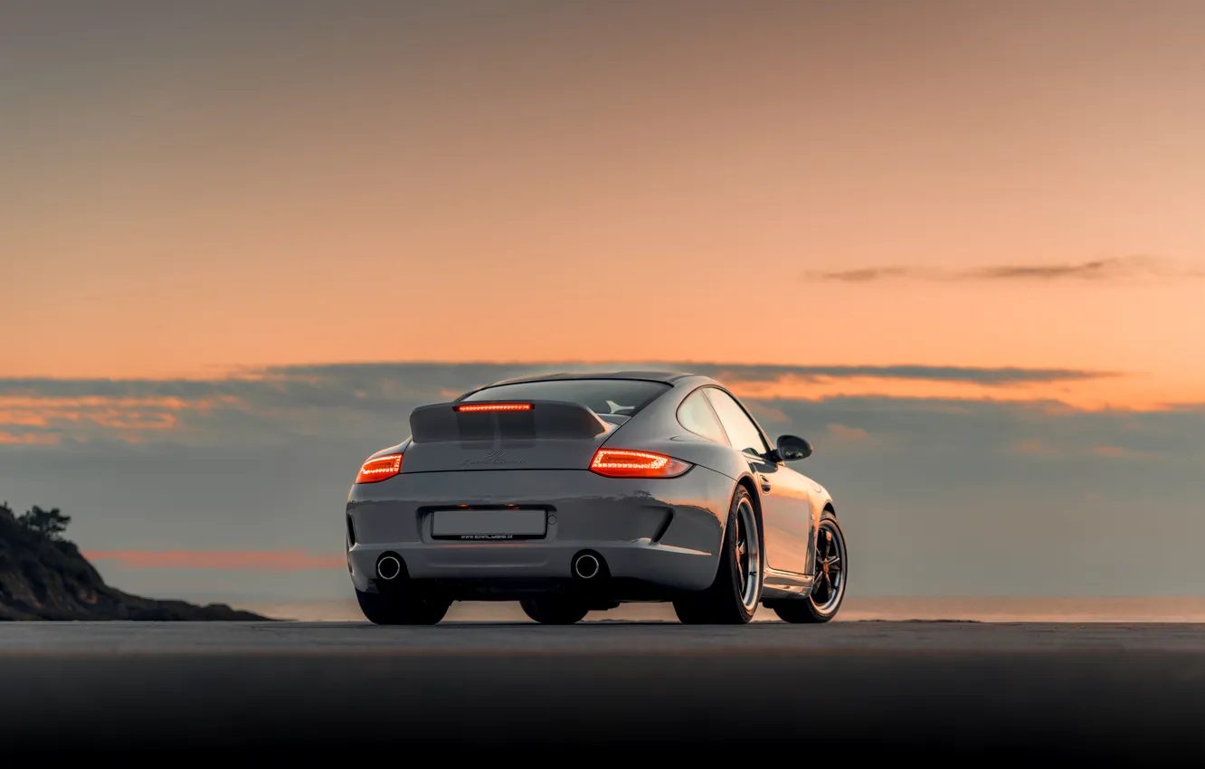 Photo wallpaper 911, 997, Porsche, taillights, Porsche 911 Sport Classic