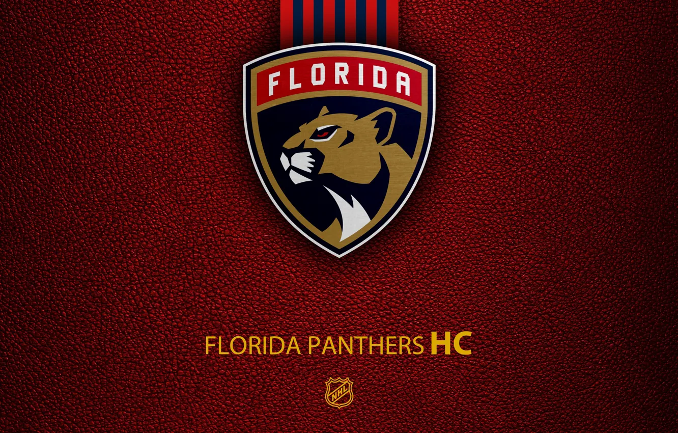 Photo wallpaper wallpaper, sport, logo, NHL, hockey, Florida Panthers