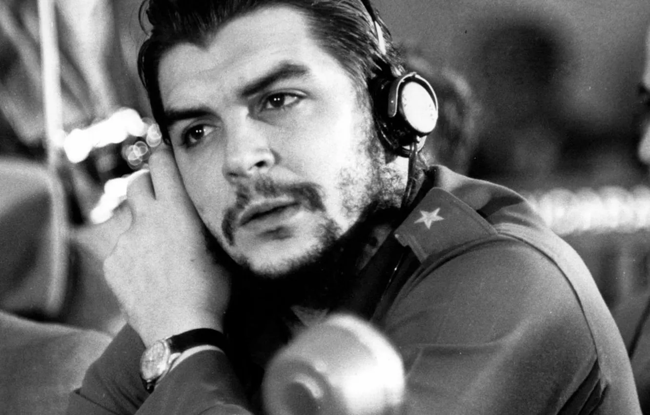 Photo wallpaper black and white, revolution, Ernesto Che Guevara, Che Guevara