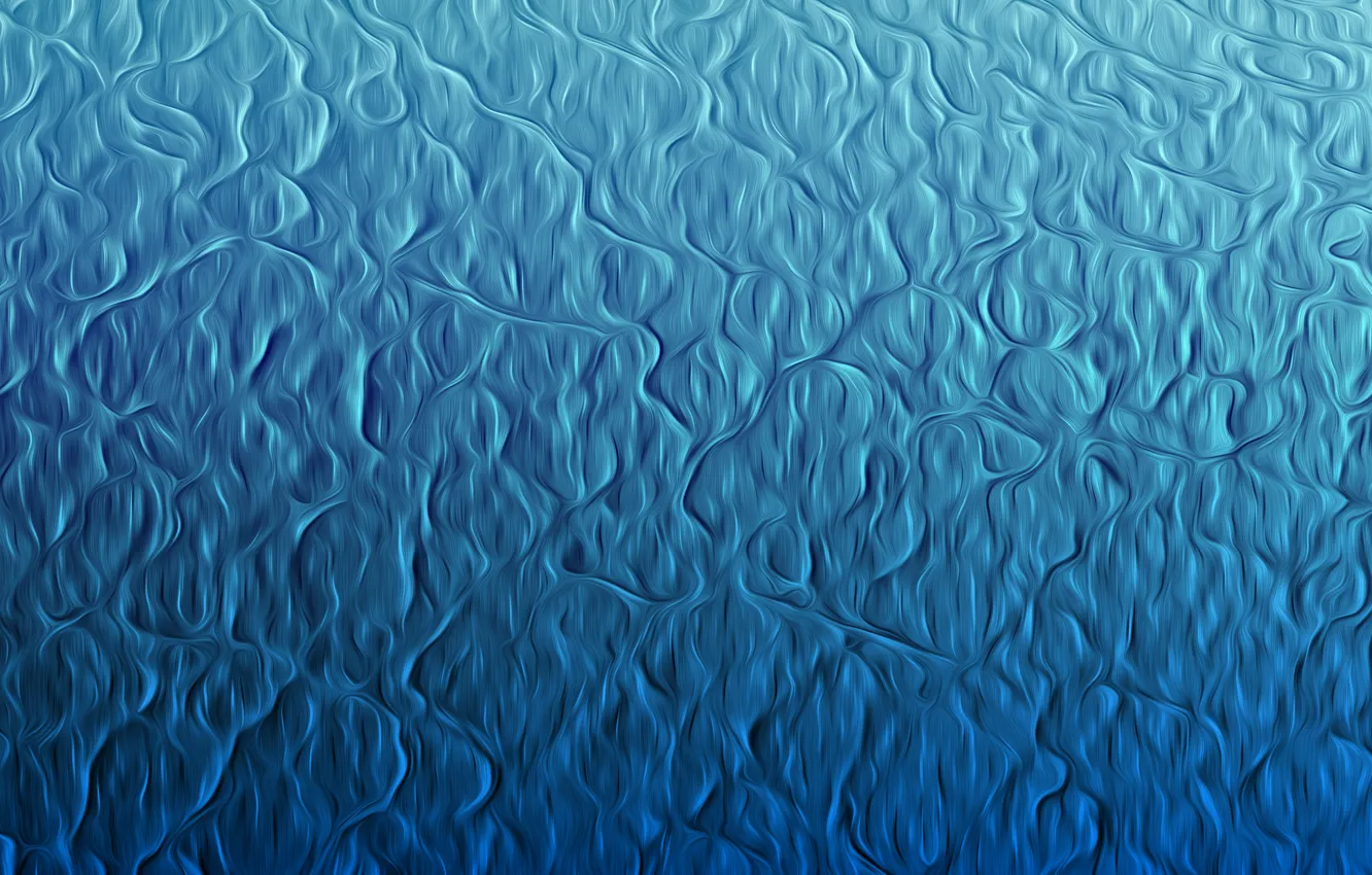 Photo wallpaper wave, line, blue, patterns, light, texture, curves, wavy