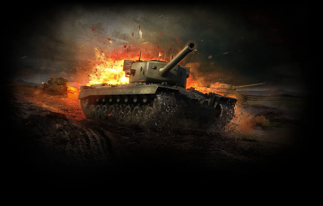 Photo wallpaper art, tank, USA, USA, America, WoT, World of Tanks, T29