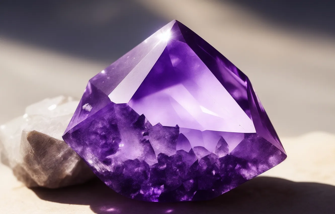 Photo wallpaper purple, light, stones, background, Shine, beauty, light, face