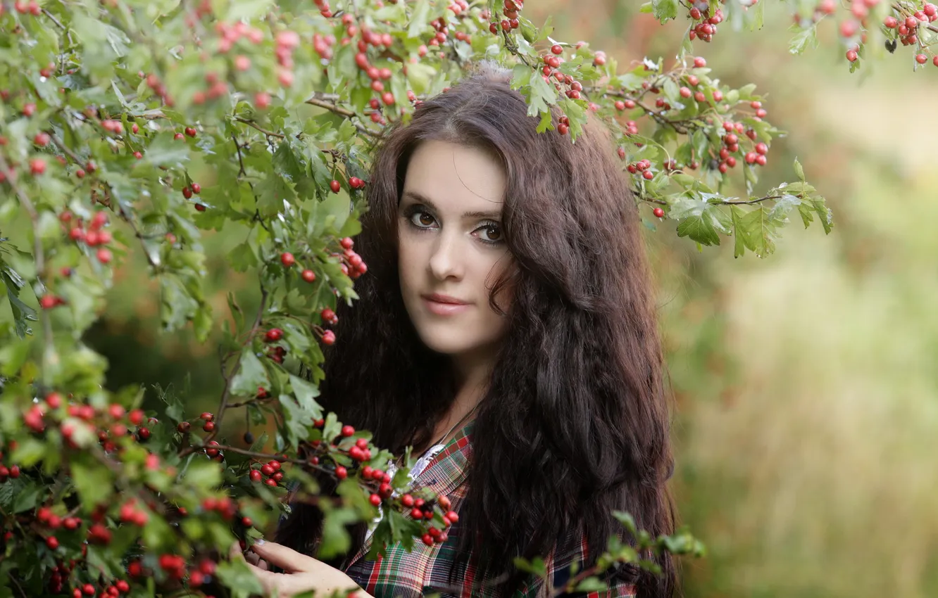 Photo wallpaper look, girl, background