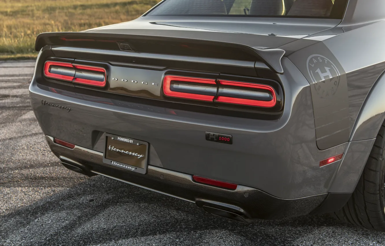 Photo wallpaper Dodge, Challenger, rear, Hennessey, Hennessey Dodge Challenger