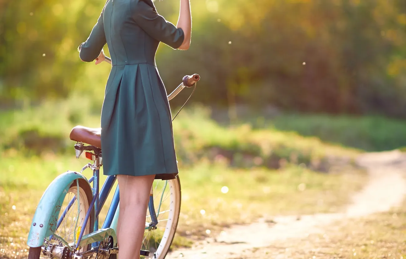 Photo wallpaper bike, trail, Anya, Alexander Vinogradov