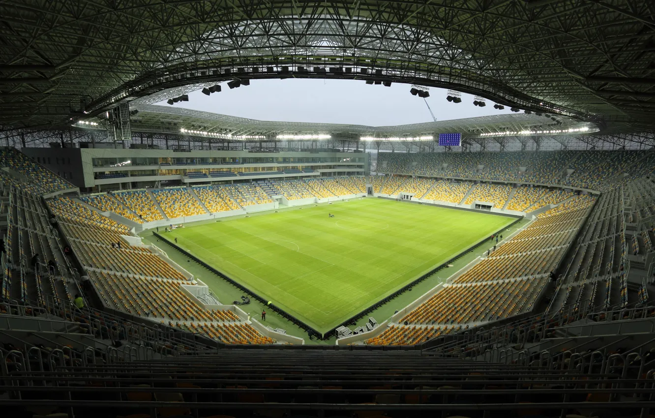 Photo wallpaper arena lviv, Euro 2012, euro 2012 stadium, arena Lviv, arena Lviv