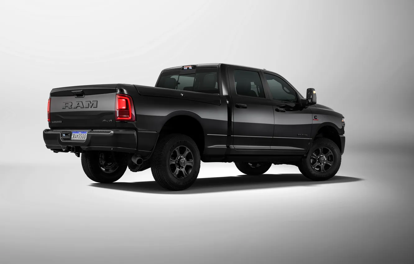 Photo wallpaper power, Night Edition, pickup, Ram, Crew Cab, 2025, Ram 3500 Laramie, Ram 3500 Laramie Night …