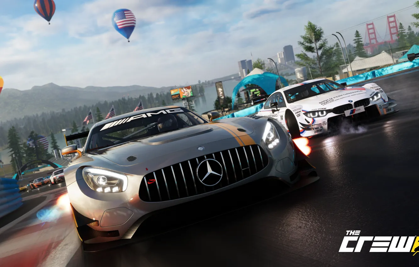 Photo wallpaper Mercedes-Benz, game, AMG, Ubisoft, The Crew 2