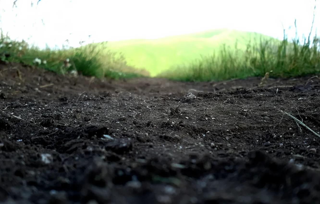 Photo wallpaper road, background, earth