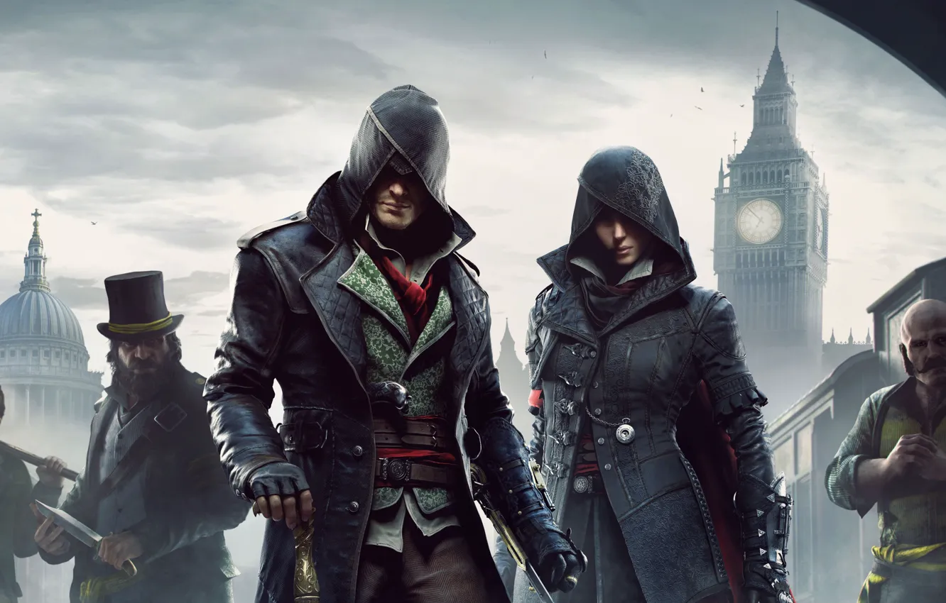 Photo wallpaper game, Assassin, art, Assassin's Creed, killer, Assassin's Creed Syndicate
