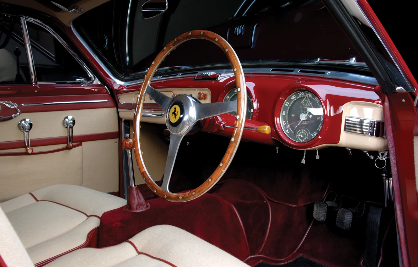 Photo wallpaper Ferrari, Coupe, 340, america, 1951