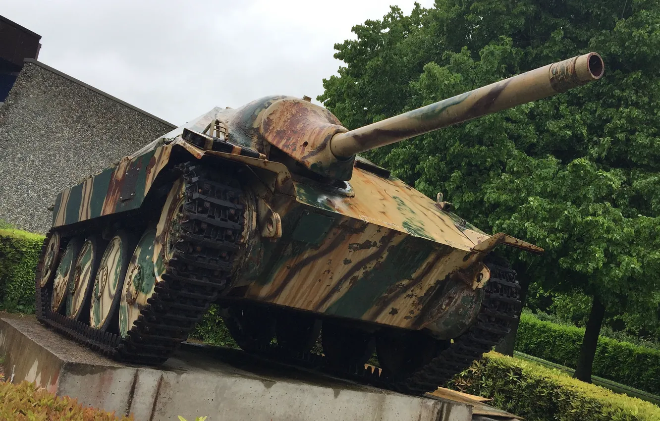 Photo wallpaper fighter, tank, class, installation, self-propelled, artillery, German, (SAU)