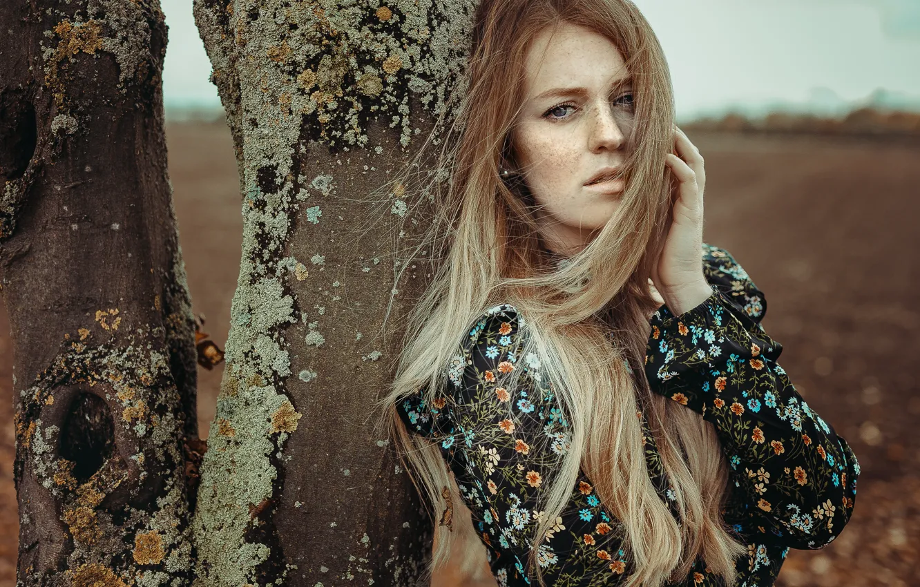 Photo wallpaper freckles, sponge, shooting, kassio. epia