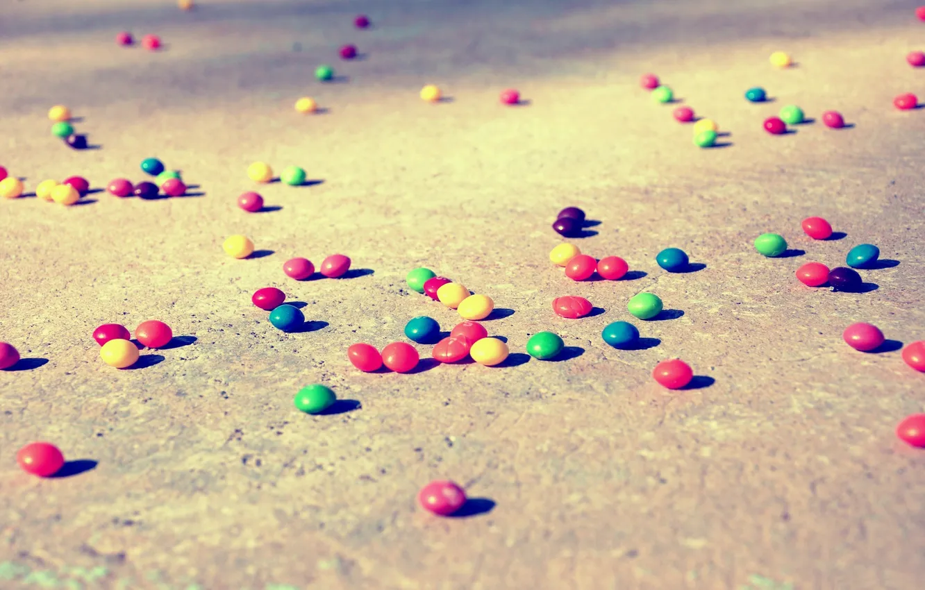 Photo wallpaper asphalt, mood, earth, candy, candy